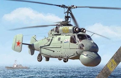 Ace Model 72309 Ka-25T Hormone-B Cruise missile targ.platform 1/72