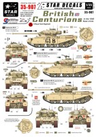 Star Decals STAR35907 British Centurions in Suez 1956. 6 RTR Royal Tank Regiment in Suez 1956 1/35