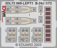 Eduard 3DL72069 B-24J SPACE (HAS) 1/72