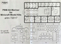 Fly M7217 Masks for PBM-5A Mariner (MINICRAFT) 1/72