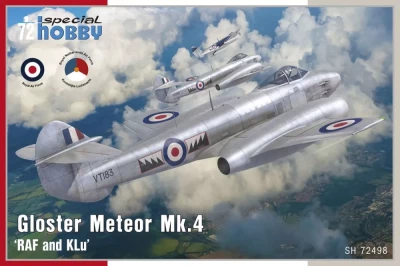Special Hobby SH72498 Gloster Meteor Mk.4 'RAF and KLu' 1/72