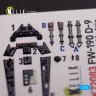 Reskit K72083 Fw 190 D-9 interior 3D decals (IBG) 1/72