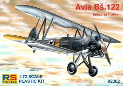 Rs Model 92302 Avia Bs.122 Bulgarian Trainer (2x camo) 1/72