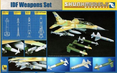 Kinetic SW48001 IDF Air Force Aircraft Weapons Set (Set.1) 1/48
