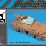 Black Dog T35289 Sd.Kfz.234/3 Armoured Car Canvas NВ°1 (designed to be used with Italeri kits) 1/35