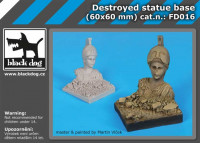BlackDog FD016 Destroyed statue base (60x60 mm)