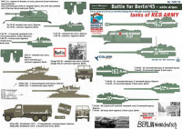 Colibri decals 72018 Battle for Berlin 45 - whinte band1/72