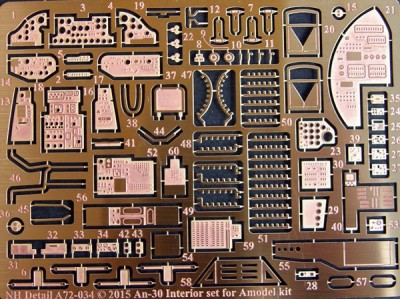 NH Detail NHA72-034 Antonov An-30 Interior Set 1/72