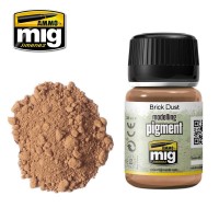 Ammo Mig 3015 Пегмент BRICK DUST (Кирпичнаяпыль)