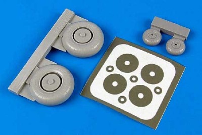 Aires 2048 Ju 87G wheels + paint mask 1/32