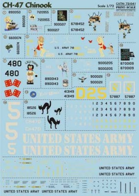 Print Scale 72-041 CH-47 Chinook 1/72