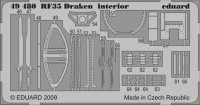 Eduard 49480 RF-35 Draken interior S.A. HAS