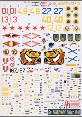 Authentic Decals AD 7212 Su-17M3/M4 Fitter H/K