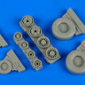 Wheelliant 148013 F-14A Tomcat weighted wheels 1/48