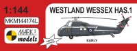 Mark 1 Model MKM-144174L Westland Wessex HAS.1 early (4x camo) 1/144