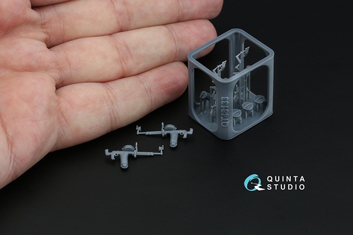 Quinta studio QT48133 Авиационный пулемет ДА (СССР, ВОВ), 2 шт (для всех моделей) 1/48