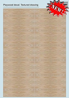 Print Scale 033-camo 1/72 - 1/48 Plywood decal Textured drawing