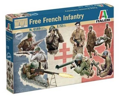 Italeri 06189 Фигуры FREE FRENCH INFANTRY 1/72