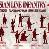 Red Box 72131 Napoleonic Russian Line Infantry (Musketeers) 1805-1808 1/72