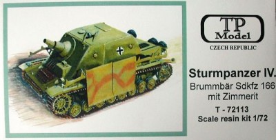 TP Model T-72113 Sturmpanzer IV. Sdkfz 166 with Zimmerit 1/72