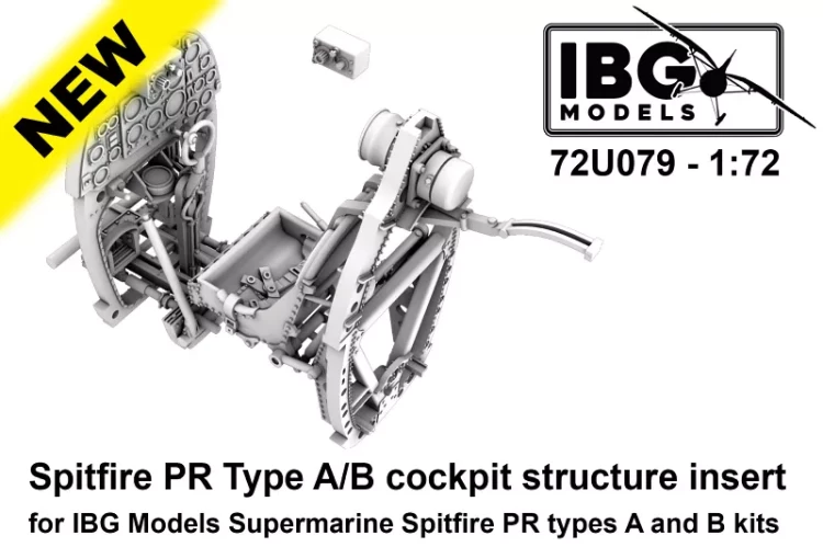 IBG U7279 Spitfire PR Type A/B/C/E Cockpit structure 1/72