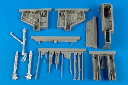 Aires 2172 A-4E/F Skyhawk wheel bay & gun bay 1/32