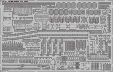 Eduard 53067 1/350 Фототравление для Varyag Cruiser 1/350