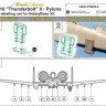 Metallic Details MDR48161 Fairchild A-10A/A-10B/A-10C Thunderbolt II Pylons 1/48