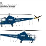 Miniwing Plastic MINI340 Sikorsky HO-3S-1 Dragonfly / USMC 1 bagged kit with canopy paint mask 1/144