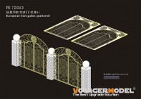 Voyager Model PE72043 European Iron Gates (pattern6) 1/72
