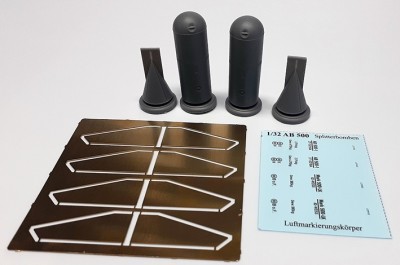 Aims AIMS32P042 AB 500 containers x2 for any German aircraft using them 1/32