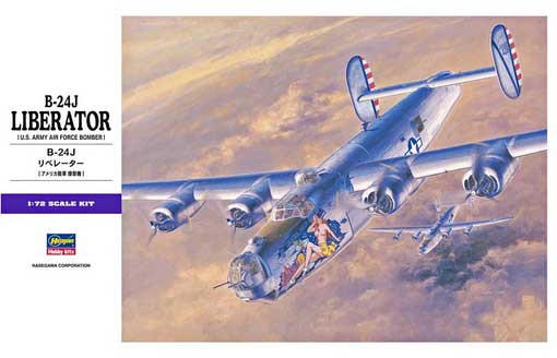 Hasegawa 01559 Самолет B-24J Liberator 1/72