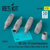 Reskit 32452 UB-32A-73 rocket launchers (4 pcs.) 1/32