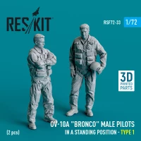 Reskit F72033 OV-10A 'Bronco' male pilots standing Type 1 1/72