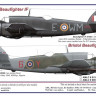AML AMLC72009 Декали Bristol Beaufighter IF&VIF Part I. 1/72