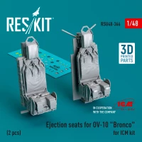 Reskit U48366 eject. seats for OV-10 'Bronco' (2 pcs.) (ICM 1/48