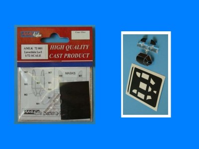 AML AMLK72001 Canopy &amp; Mask for Lavochkin La-5 (AML) 1/72