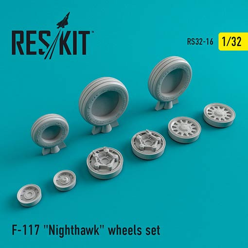 Reskit RS32-0016 F-117 Nighthawk wheels set 1/32