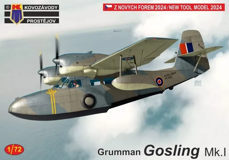 Kovozavody Prostejov 72474 Grumman Gosling Mk.I (3x camo) 1/72