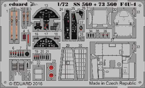 Eduard SS560 F4U-4 1/72