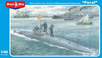 MikroMir 144-021 Испанская подводная лодка &quot;Пераль&quot; (Peral) 1/144