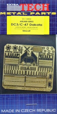 Extratexh EXTE14422 DC3/C-47 Dakota External details (MINI) 1:144
