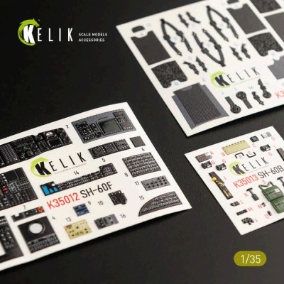 Reskit K35012 SH-60F Ocean Hawk interior 3D (KITTYH) 1/35