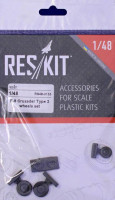 Reskit RS48-0133 F-8 Crusader Type 2 wheels set (EDU,HAS,REV) 1/48