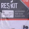Reskit RS48-0133 F-8 Crusader Type 2 wheels set (EDU,HAS,REV) 1/48
