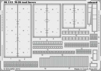 Eduard 36113 M-26 tool boxes HBS