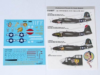 Foxbot Decals FBOT72008 Douglas A-20 Boston Pin-Up Nose Art, Part III 1/72