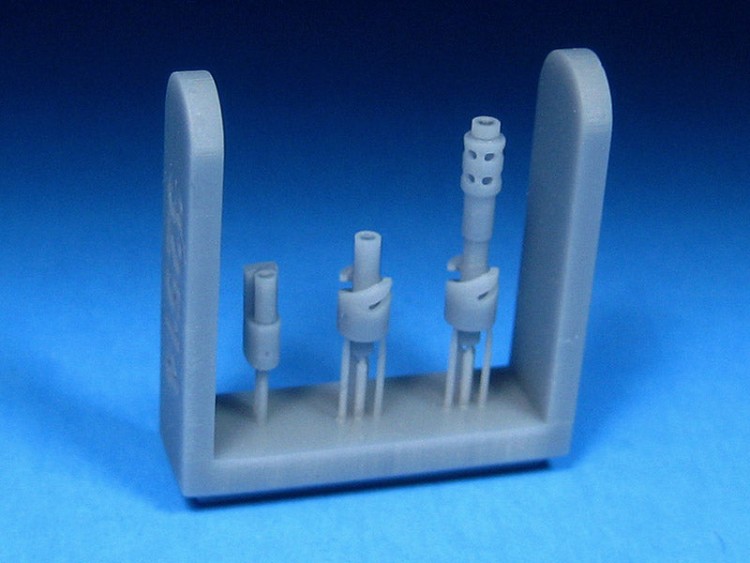 Barracuda Studios BCR32514 Yakovlev YAK-9T/K 37mm & 45mm Cannon Barrels (designed to be used with ICM kits) 1/32