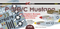 Dk Decals 48069 P-51B/C Mustang o. Western Europe (10x camo) 1/48