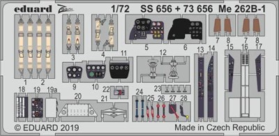 Eduard SS656 1/72 Me 262B-1 (AIRF)